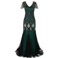 Sequin Dress Retro Dress Large Size Banquet European and American Wedding Dresses