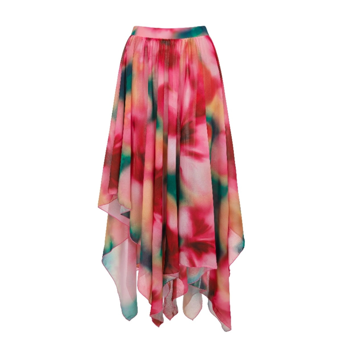 Fashion V-Neck Cross-Back Tie Dye One-Piece Swimwear Set for Women