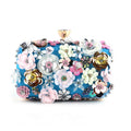 Flower Evening Bag Ladies European and American Banquet Clutch Evening Small Bag