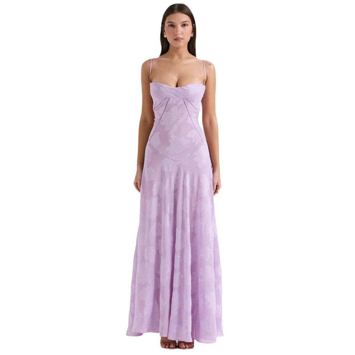 Backless dress sexy square neck dress for women