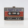 Fashion Crystal Women's Luxury Rhinestone Wedding Clutch Bag Cassette Tape Evening Bag Party Money Purses Handbags Shoulder Bag